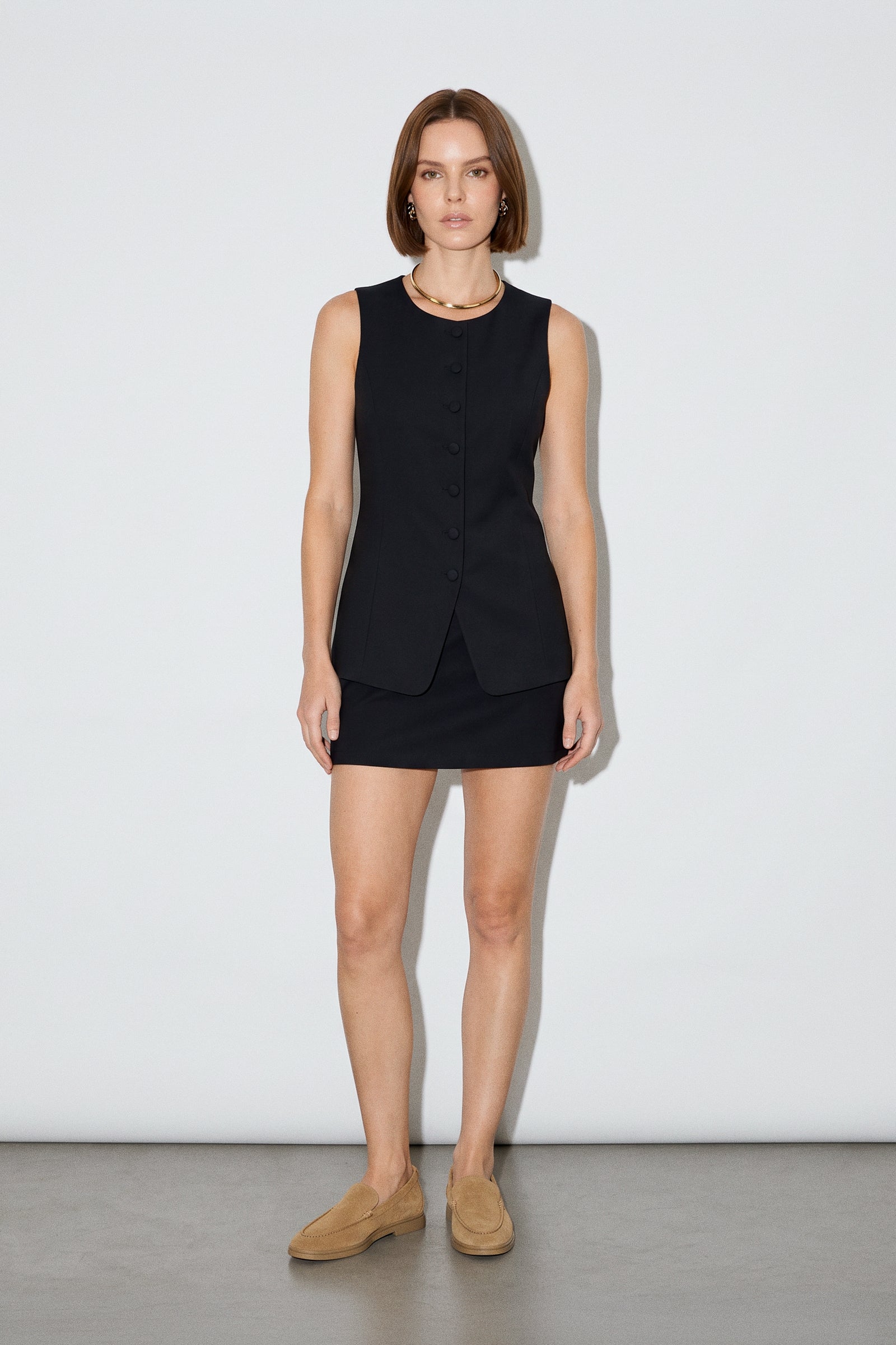 Tailored Square Vest