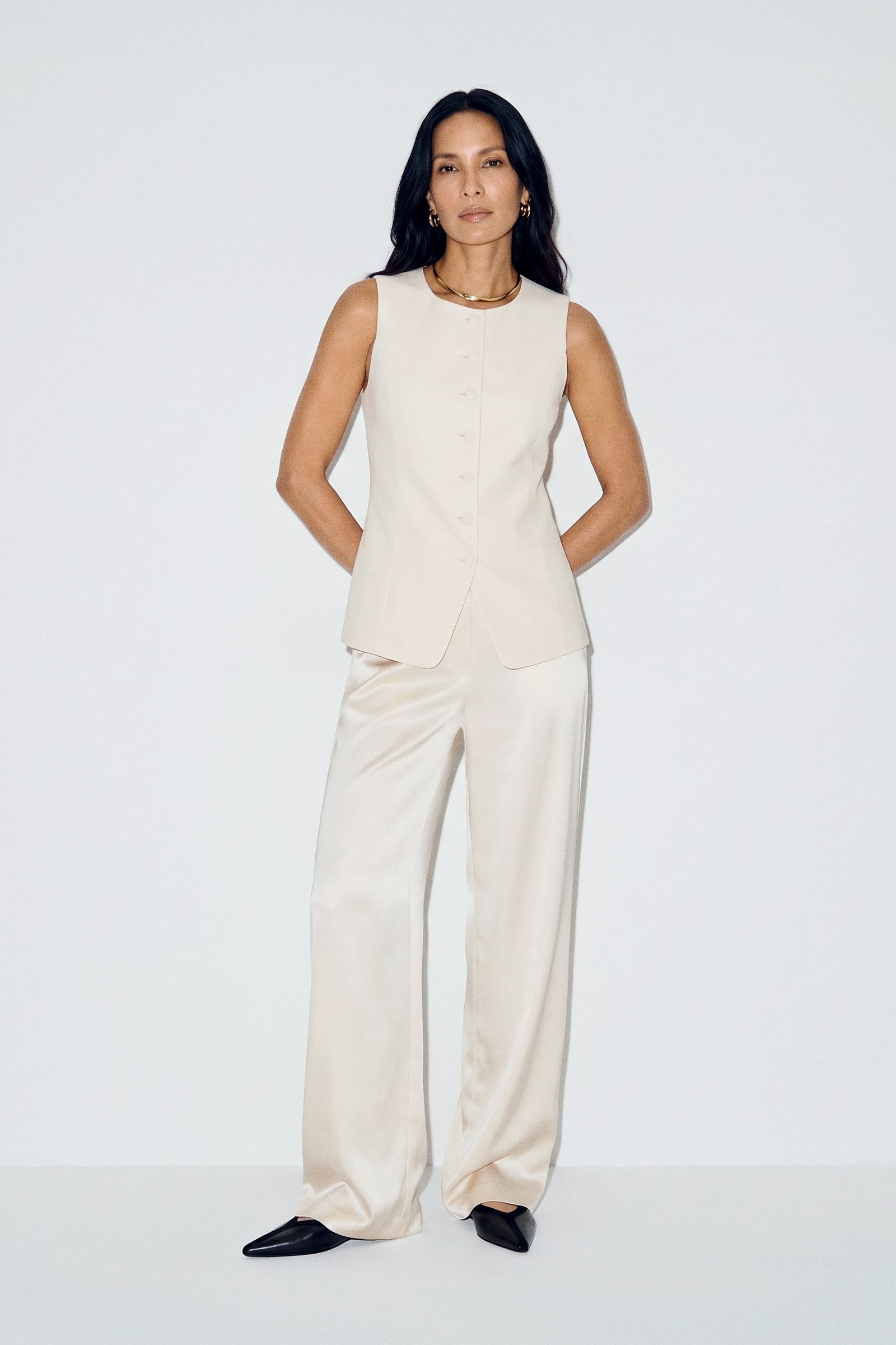 Tailored Square Vest