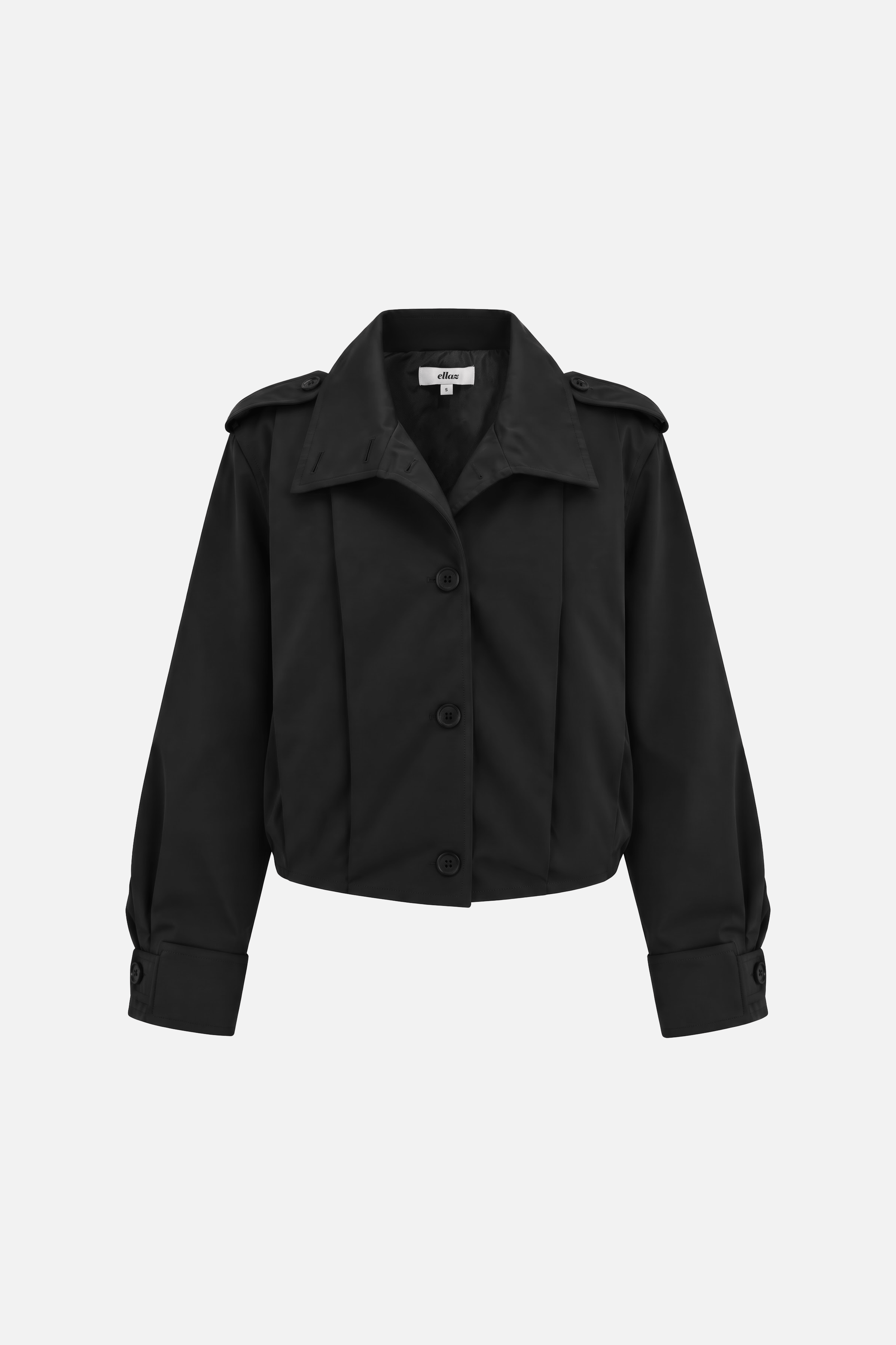 Pleated Trench Jacket