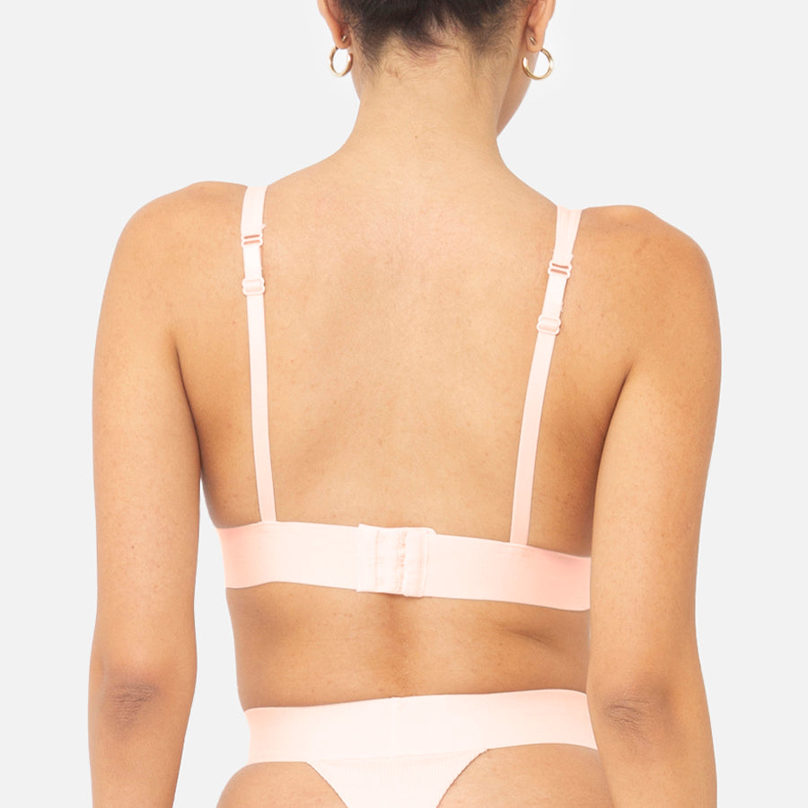 Triangle Bralette Atras Pale Pink