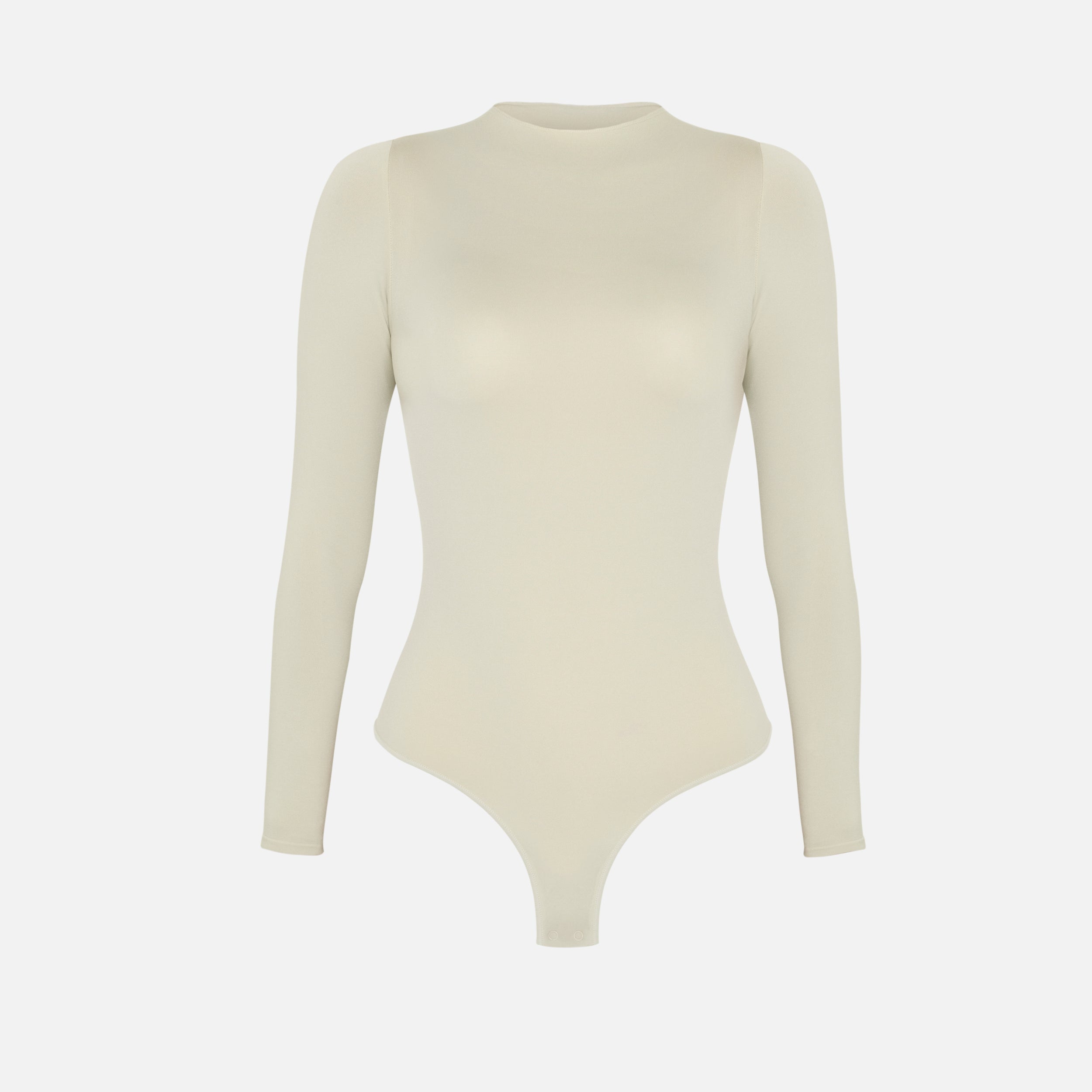 Bodysuit manga larga vista frontal color Bone