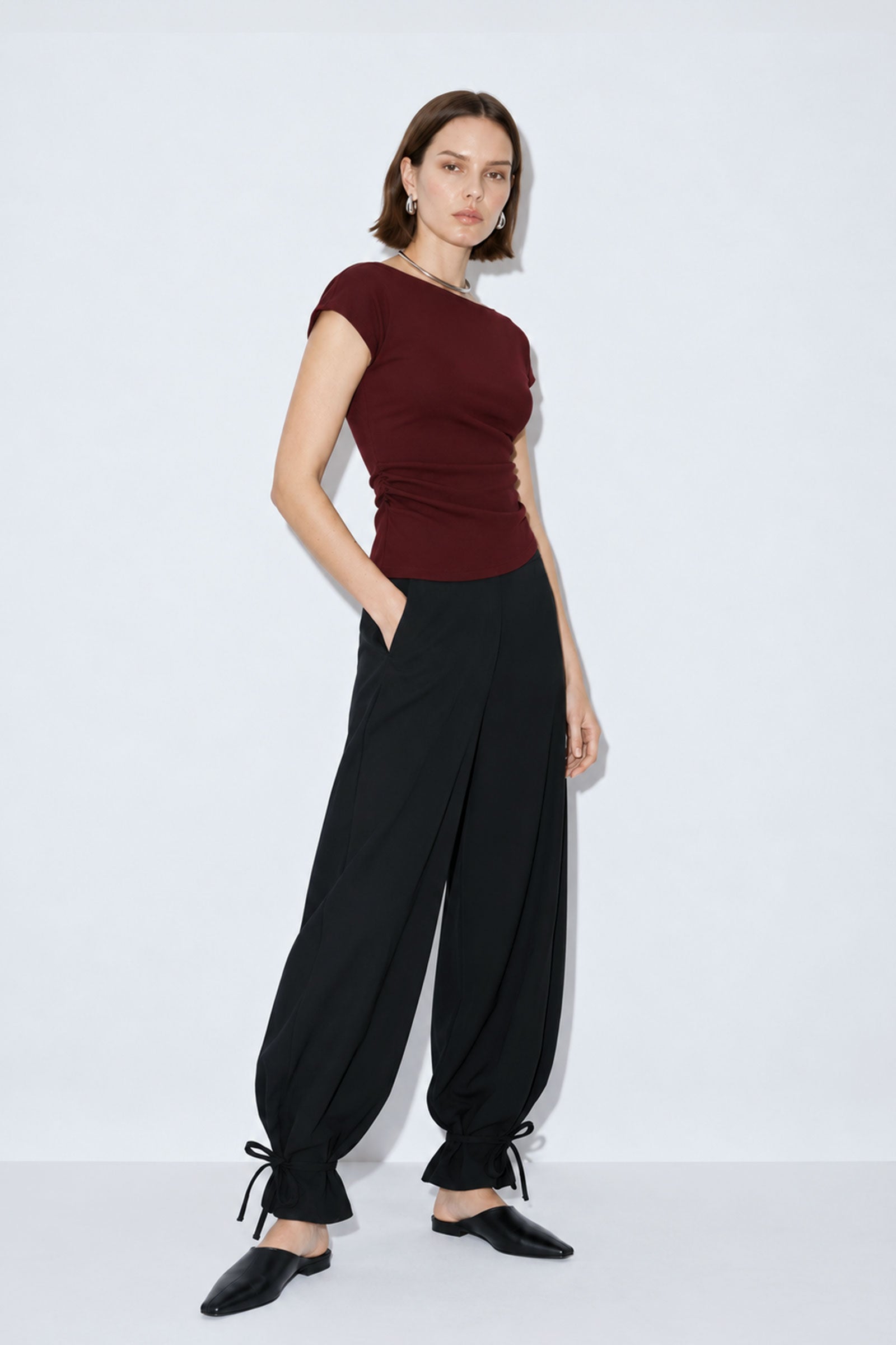 Draped Top Cotton Basics