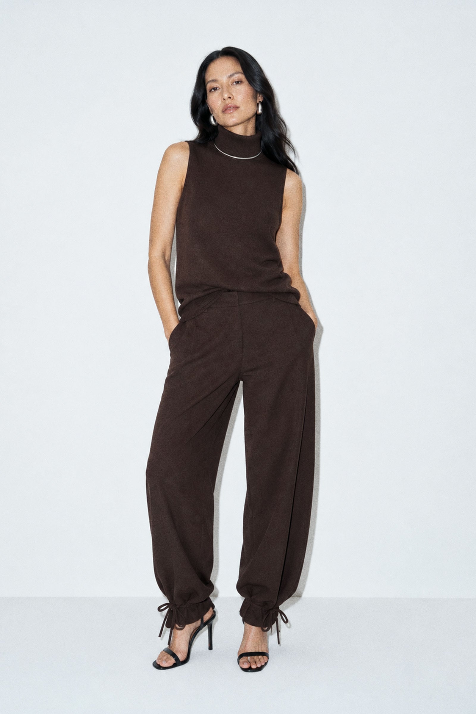Plush Knit Turtle Neck Top