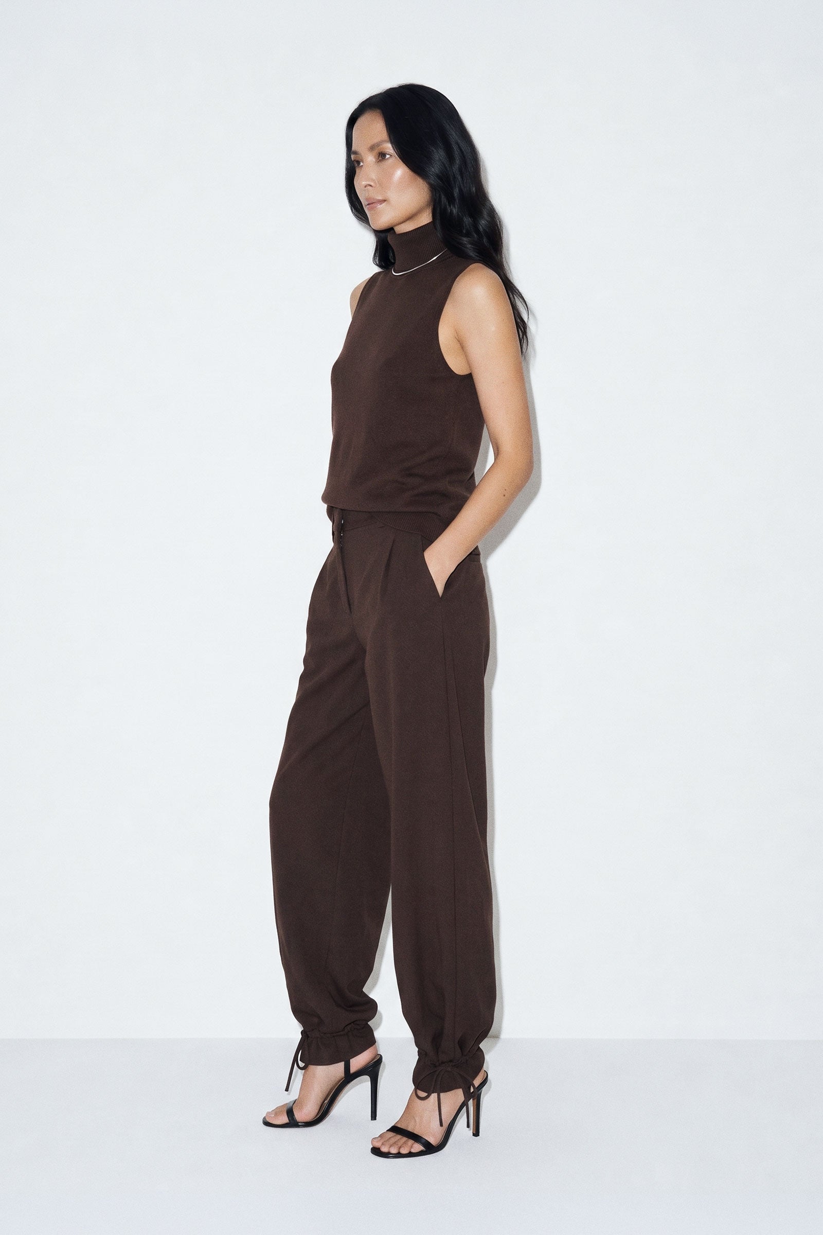 Plush Knit Turtle Neck Top