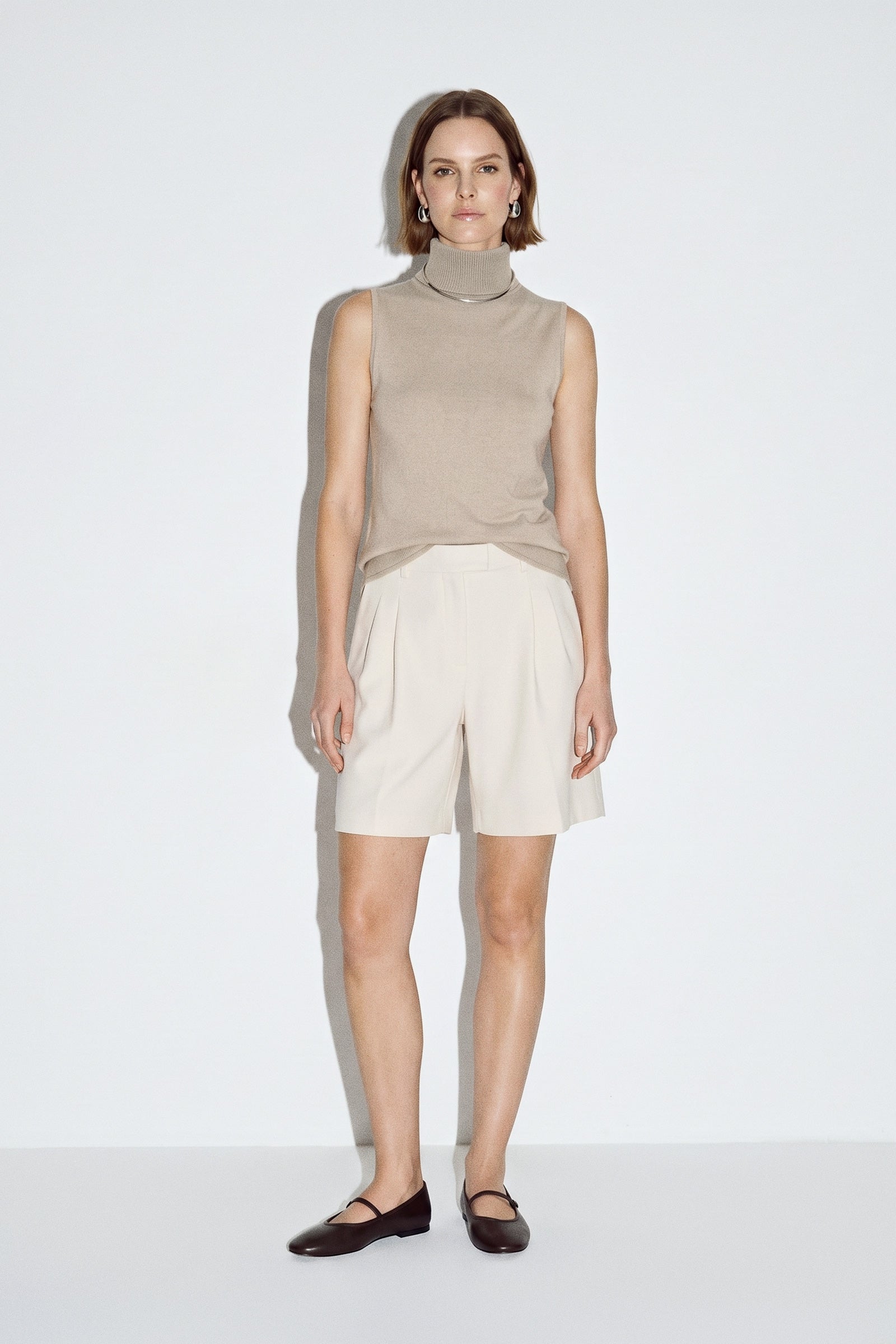 Plush Knit Turtle Neck Top