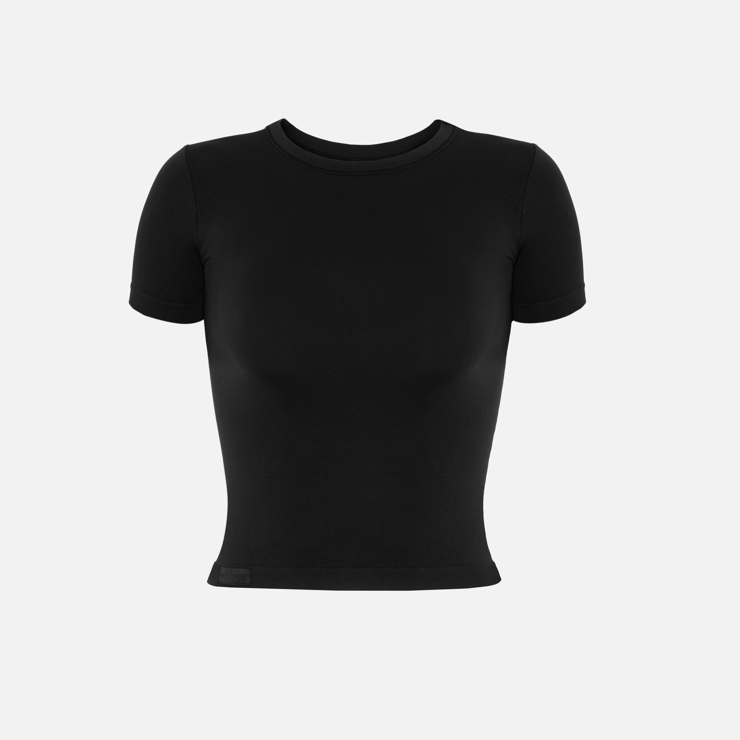 T shirt manga corta  en color negro Black