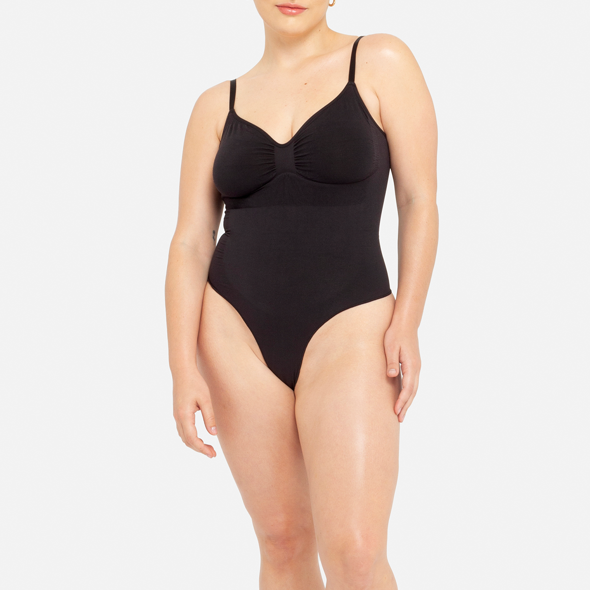 bodysuit negro frontal color Black