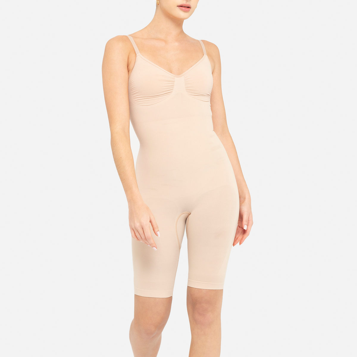 Scultping bodysuit short tono nude modelo Nude