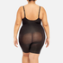 Mujer con faja de maternidad bodysuit short color negro - ellaz