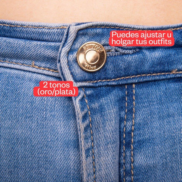 Botones para jeans modo de uso - Buttonz - ellaz
