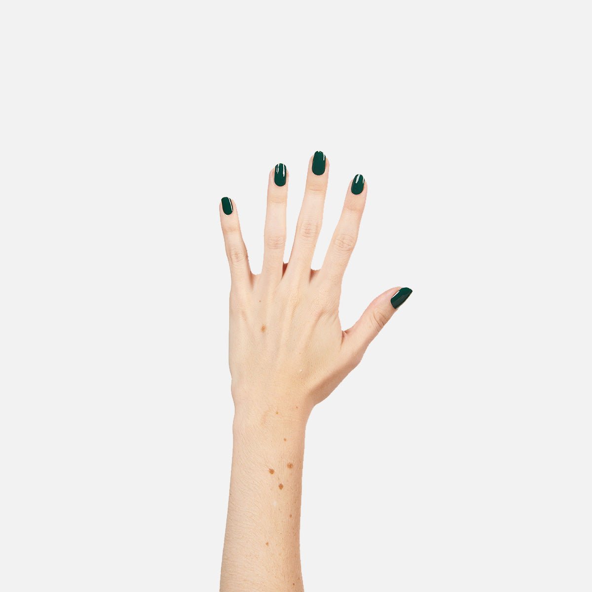 Manos con el esmalte Green Olive - ellaz